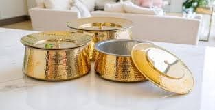 brass container
