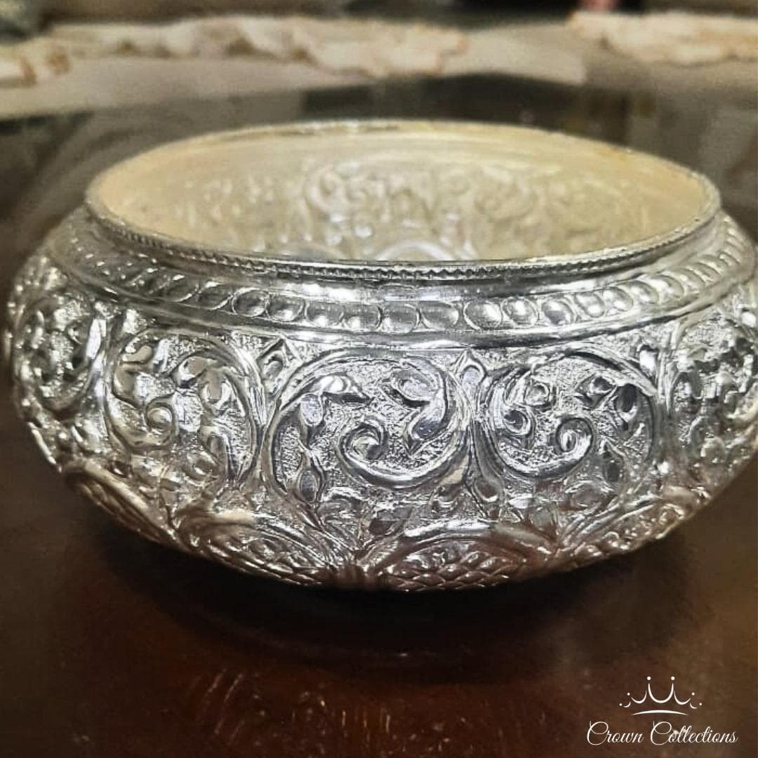 Premium Silver Plated Brass Bowl for Luxury Corporate Gifting — photo 3