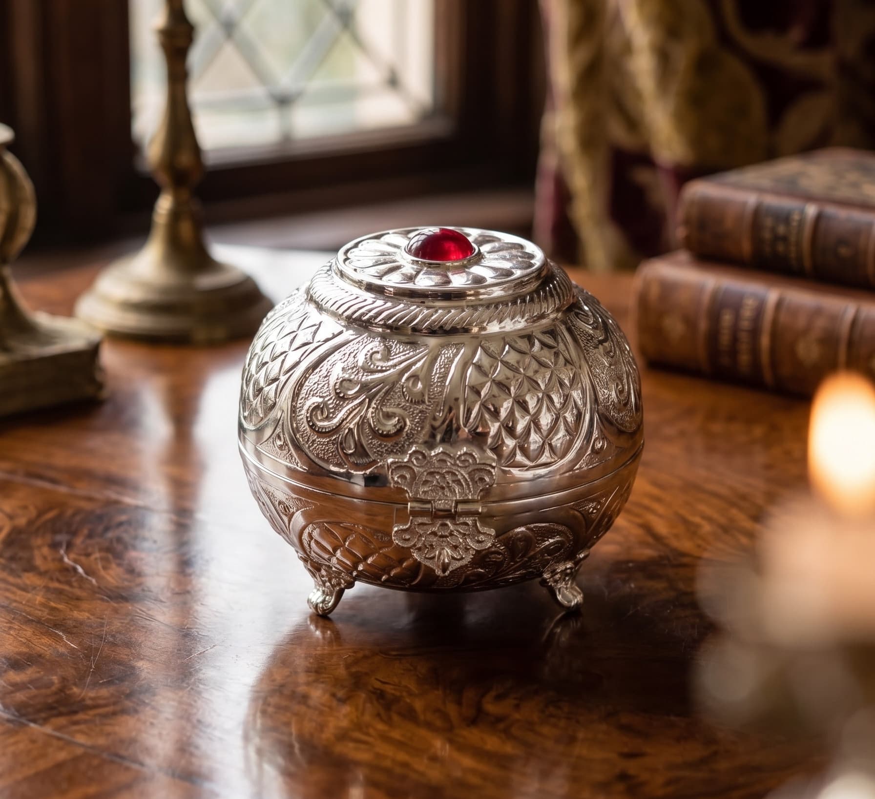 Lidded Treasure Pot