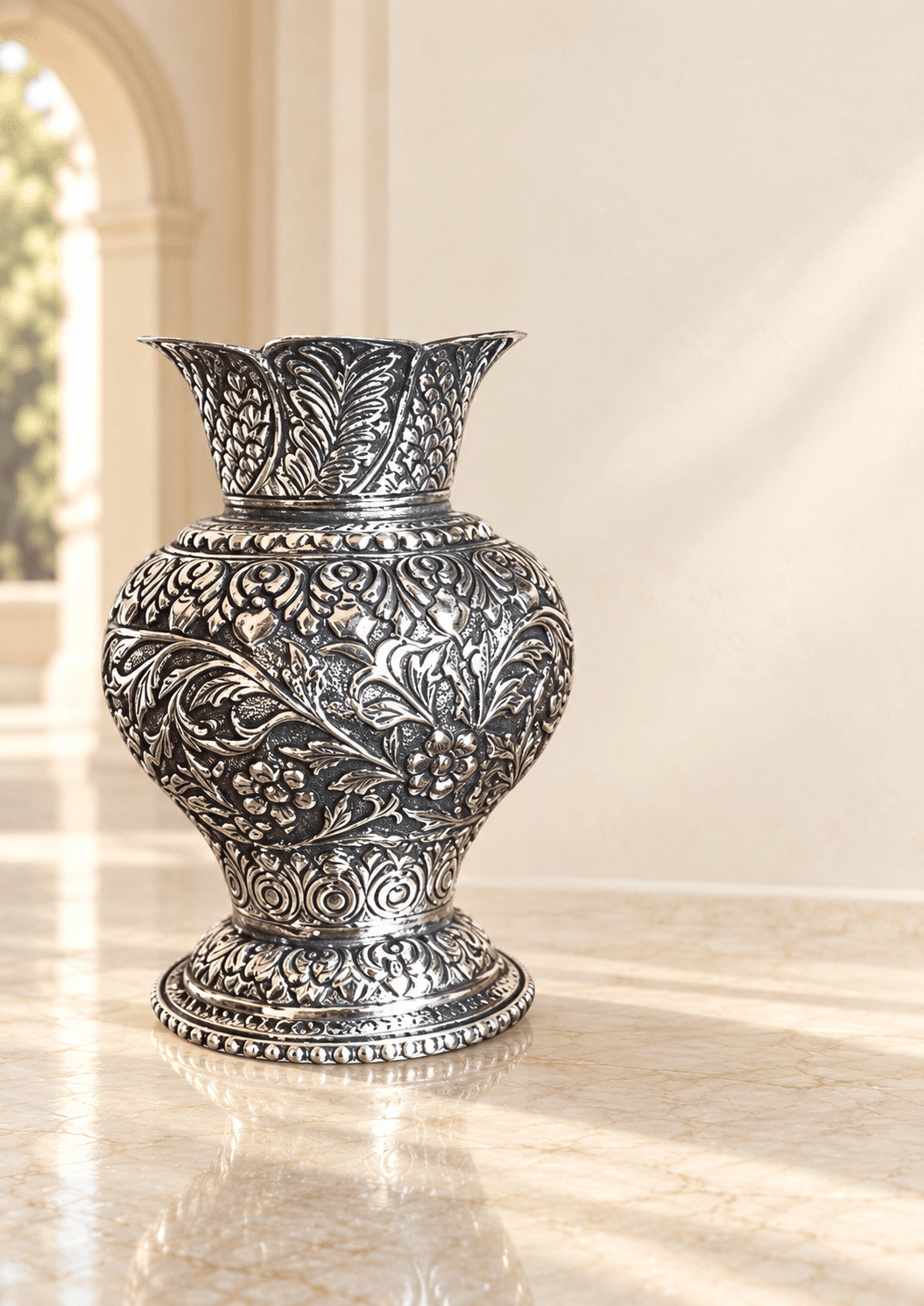 Carved Vase Pair — photo 3