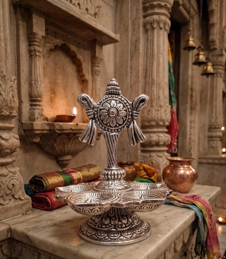 Devotional Diya Stand