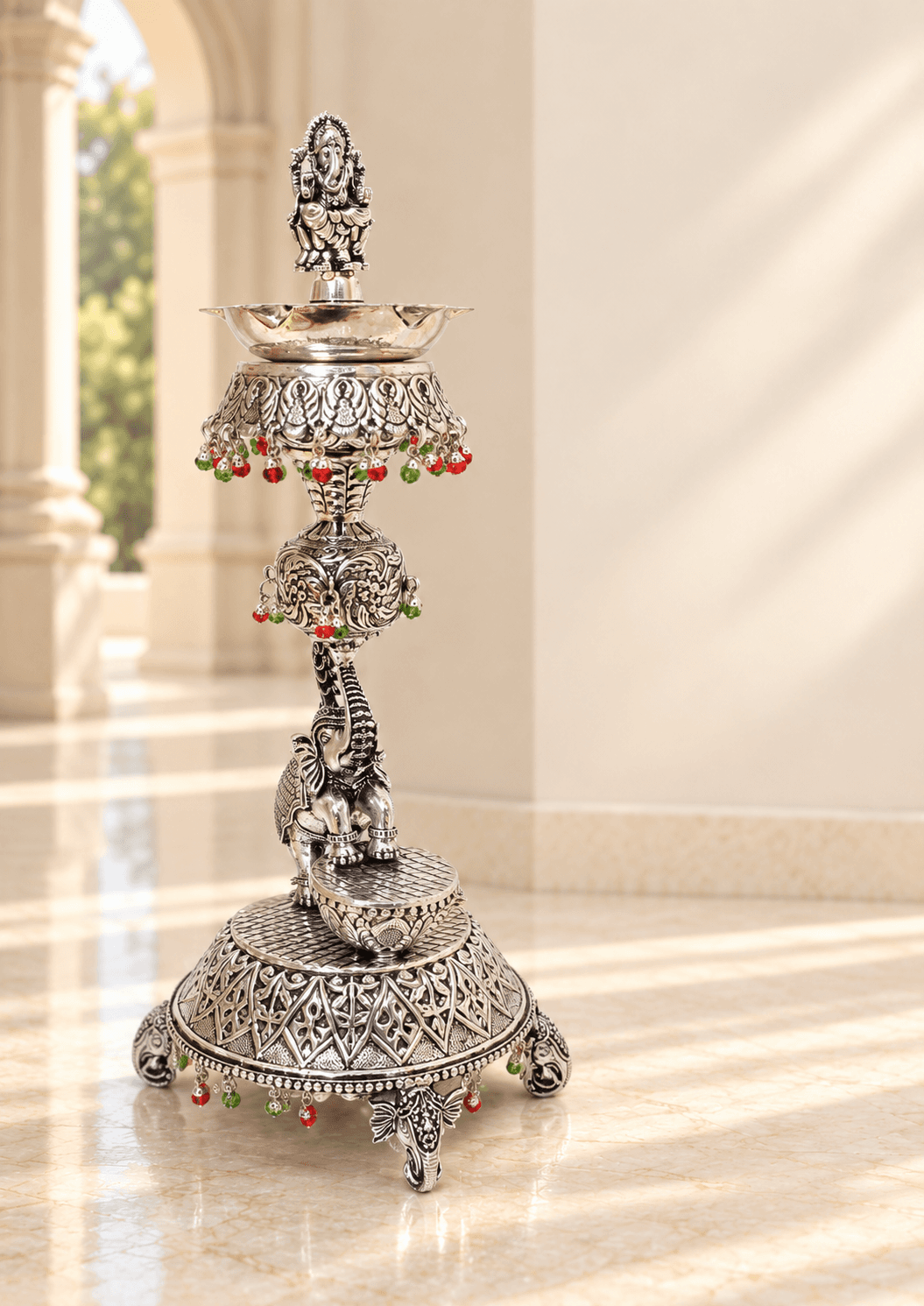 Tiered Deity Lamps — photo 2