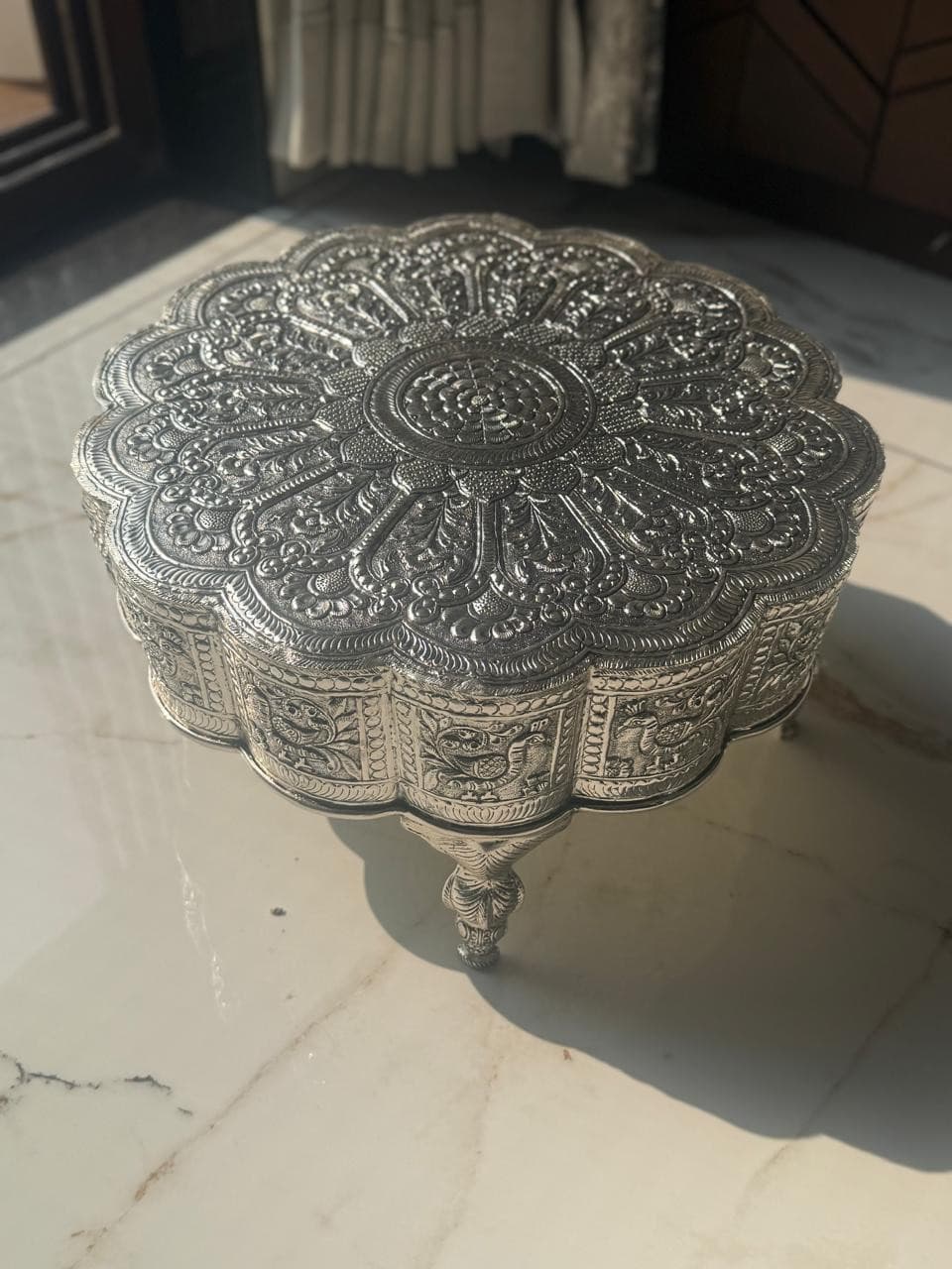 Lotus Pedestal Chowki — photo 2