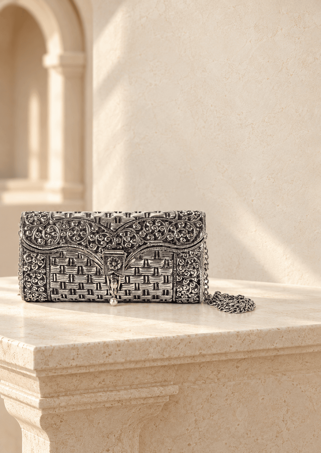Woven Carved Clutch — photo 2