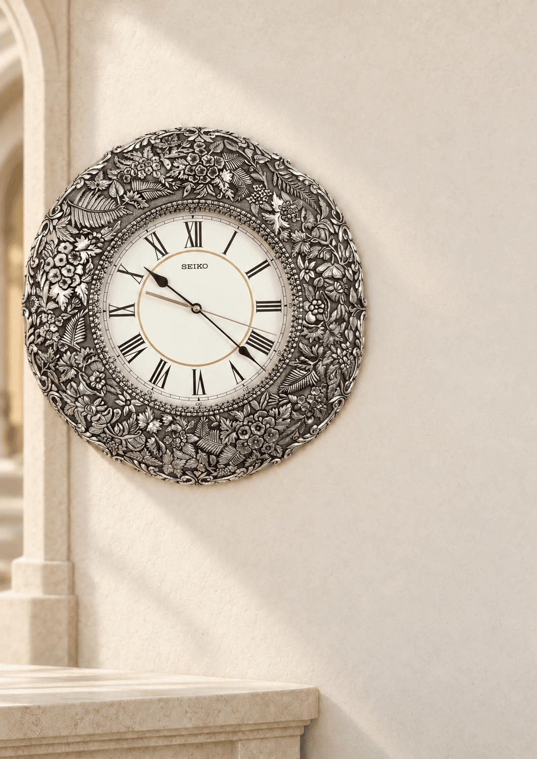 Floral Wall Clock — photo 2
